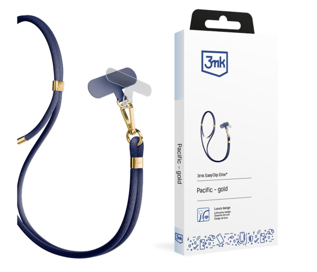 3MK Sznurek do Etui EasyClip Elite Pacific (gold) 5903108572583 - 1267316 - zdjęcie 2